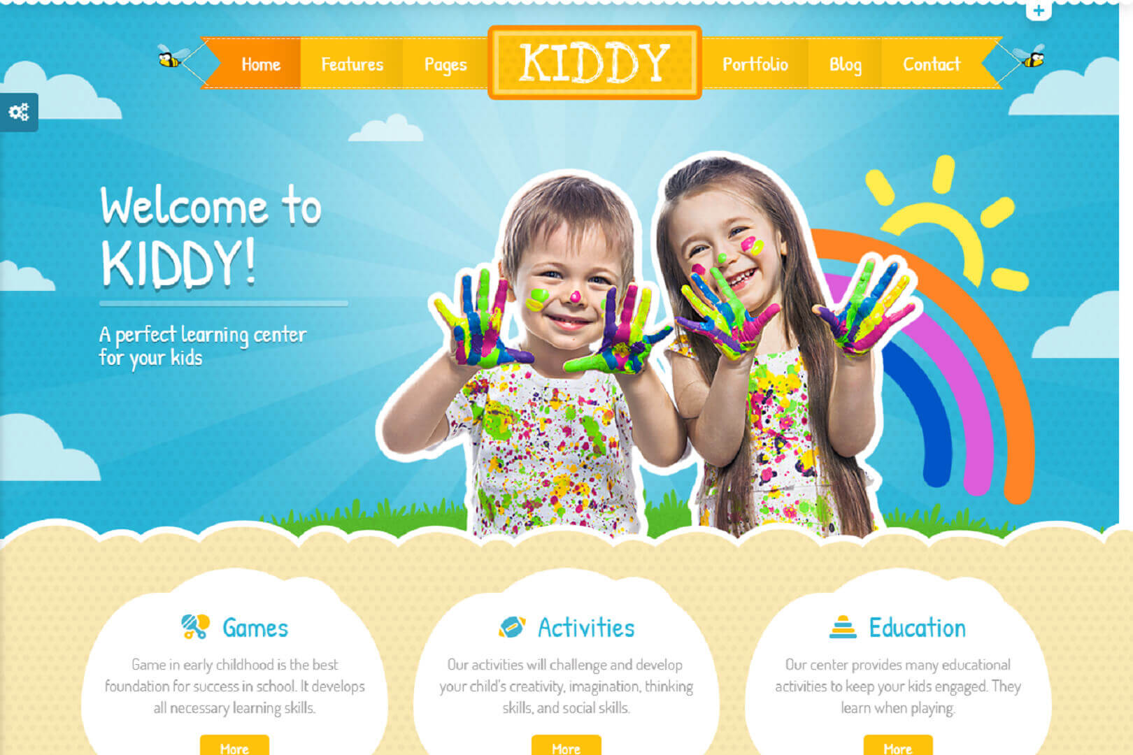 Kiddy Children Html Responsive Website