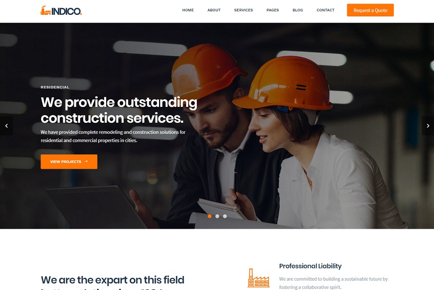 Responsive Free Construction Website Templates - Templates Hub