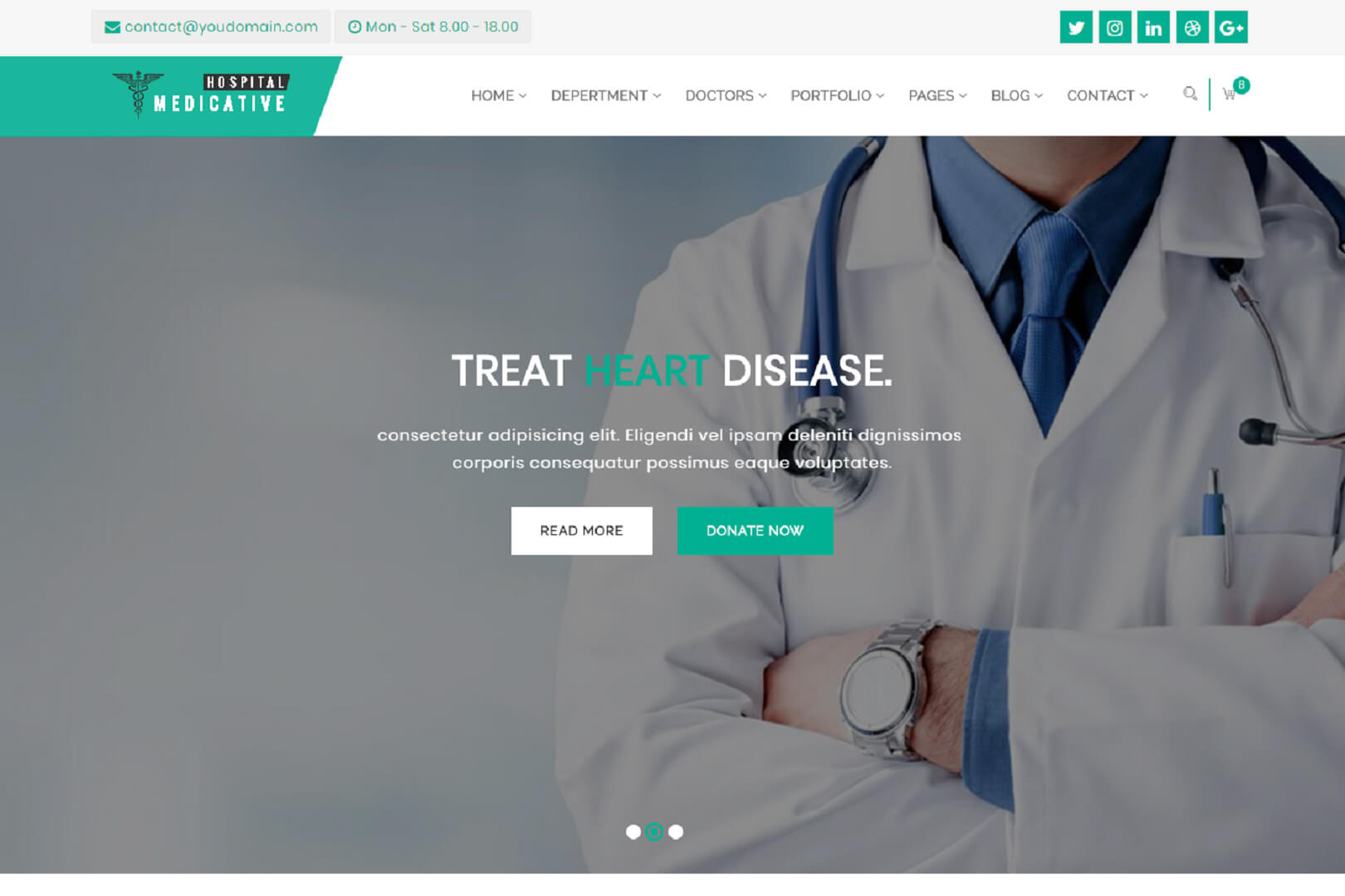 Responsive Free Hospital Website Templates - Templates Hub